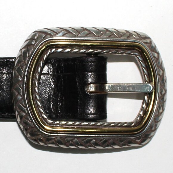 Brighton 40210 Small 28 Two Tone Reversible Black‎ & Brown Women's Belt - Picture 8 of 11